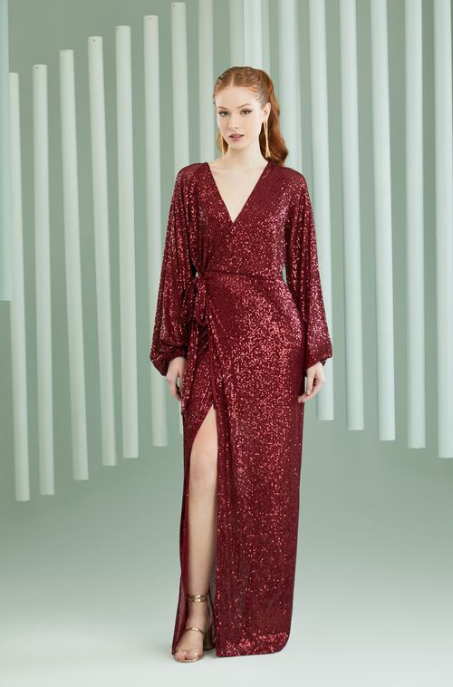 VESTIDO LONGO CARMENA