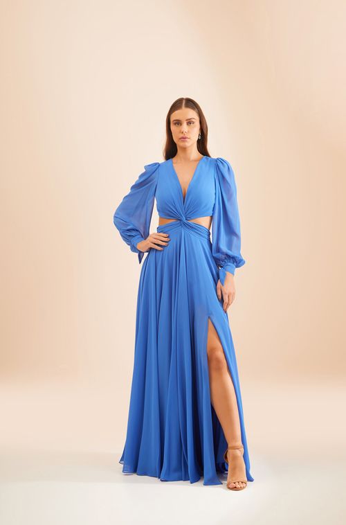 VESTIDO LONGO CACAU