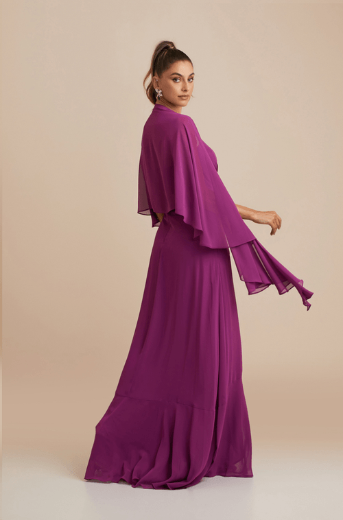 CAPA DE CHIFFON CARACOL