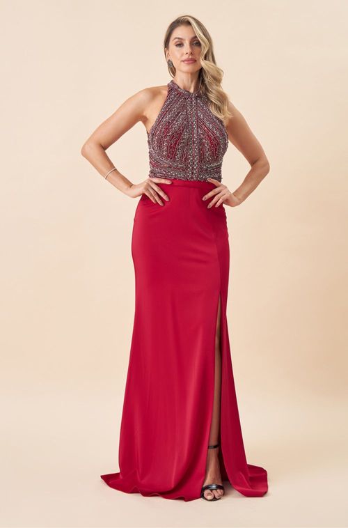 VESTIDO LONGO ROSÉLIA