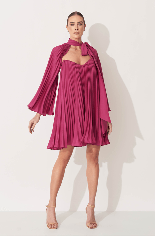 Vestido Curto Stefani Fucsia