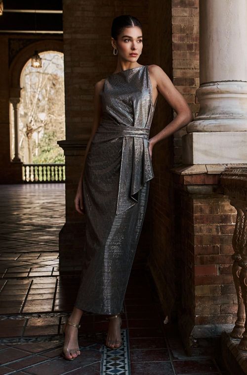 VESTIDO MIDI DELANA