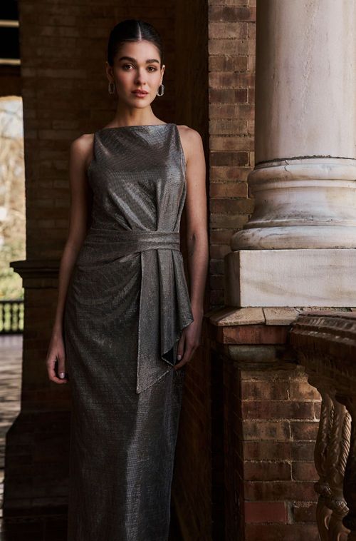 VESTIDO MIDI DELANA