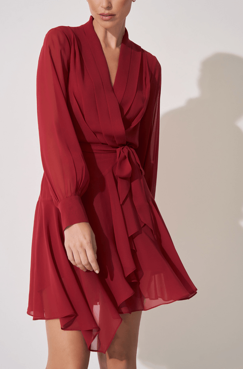 VESTIDO CURTO TATI MANGA LONGA