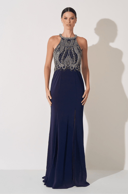 VESTIDO LONGO BORDADO MADSON