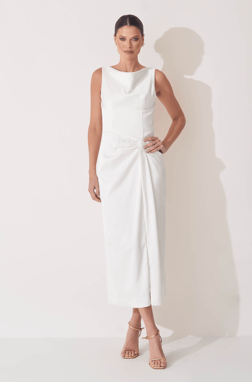 Vestido Midi Linete Off White