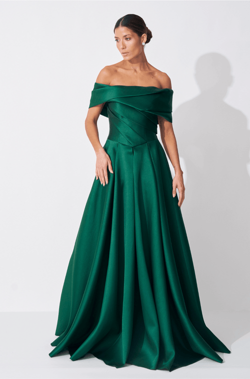 Vestido Longo Barbara Esmeralda