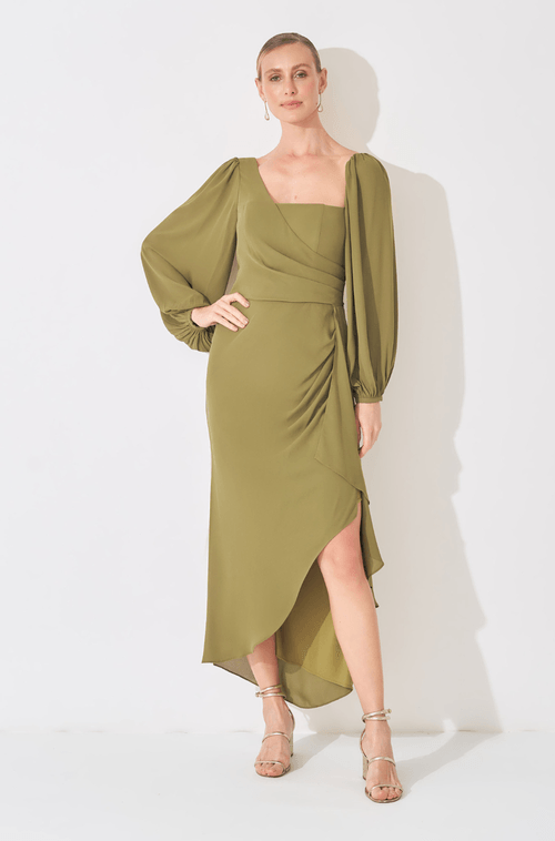 VESTIDO MIDI ANA LUCIA