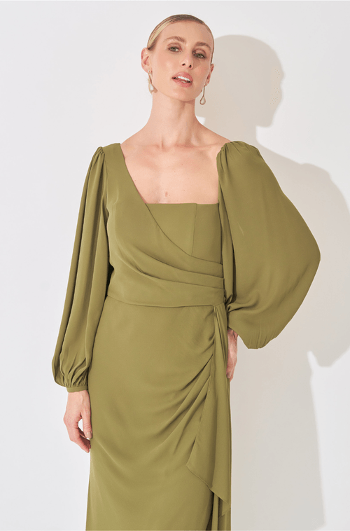 VESTIDO MIDI ANA LUCIA