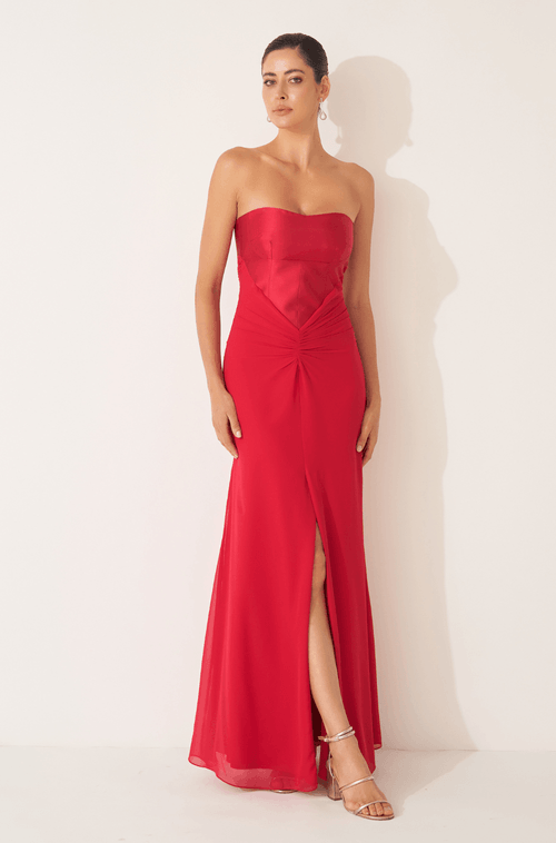 Vestido Longo Zoe Magenta