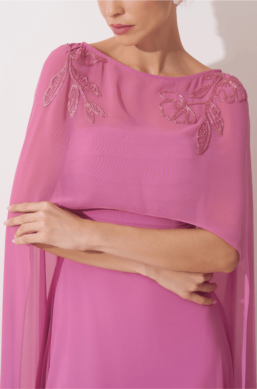 Vestido Longo Glaucia Rosa - Hover