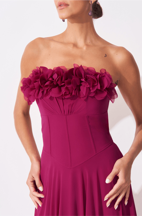 VESTIDO LONGO BEGONIA - Hover