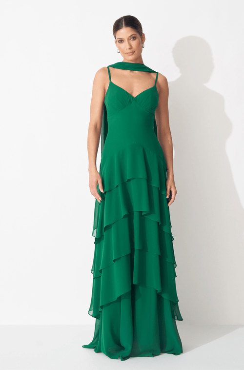 VESTIDO LONGO ANTONIA SOB ENCOMENDA