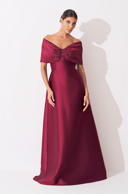 Vestido Longo Frida Bordo