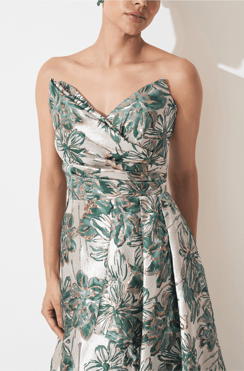 Vestido Longo Carol Verde - Hover