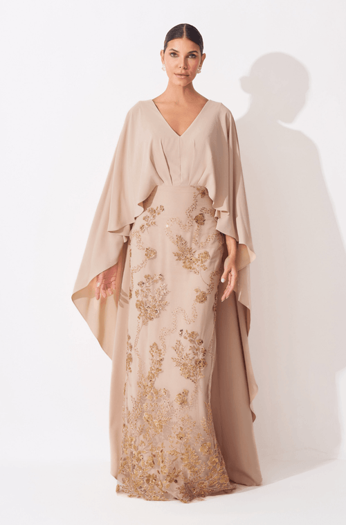 Vestido Genevieve Dourado