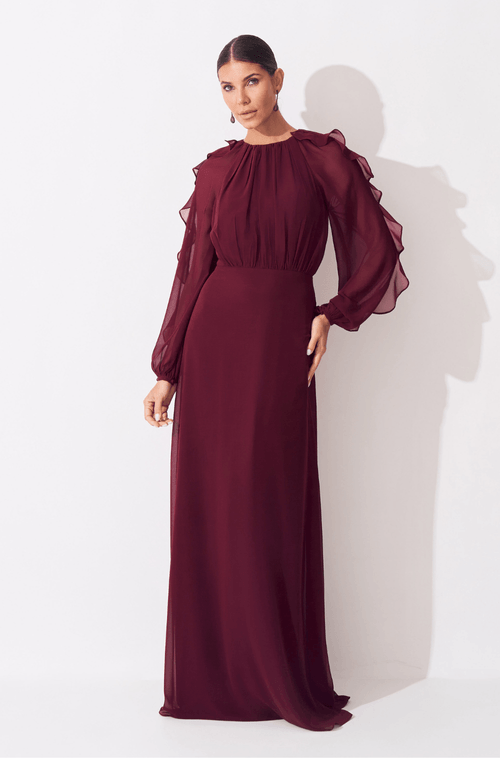 VESTIDO LONGO ODETE - Hover