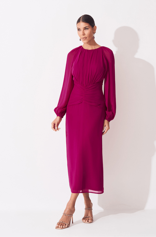 VESTIDO MIDI SUZANA - Hover