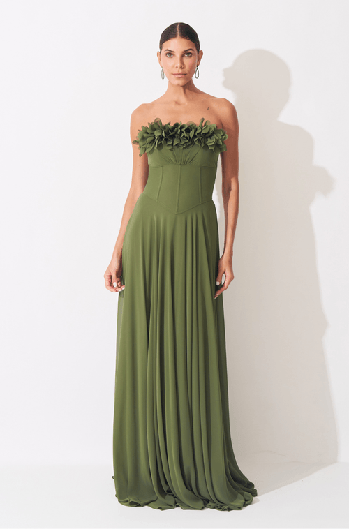 VESTIDO LONGO BEGONIA SOB ENCOMENDA