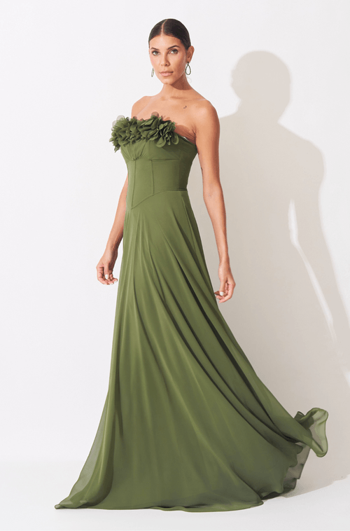 VESTIDO LONGO BEGONIA SOB ENCOMENDA - Hover