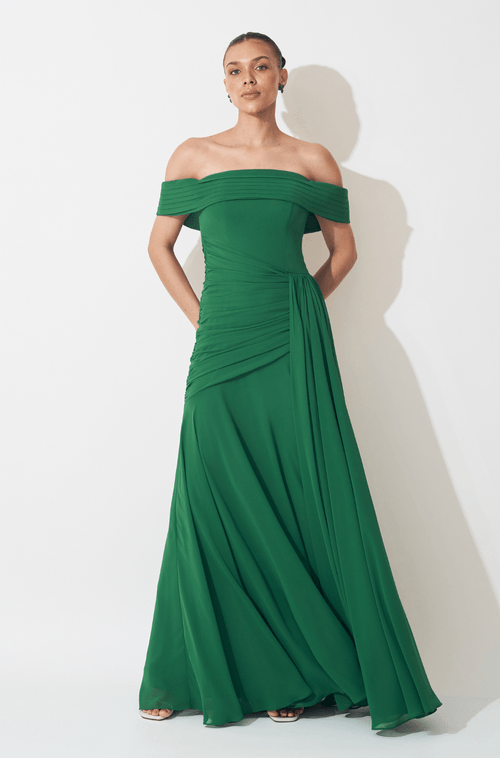 Vestido Longo Dakota Verde Esmeralda