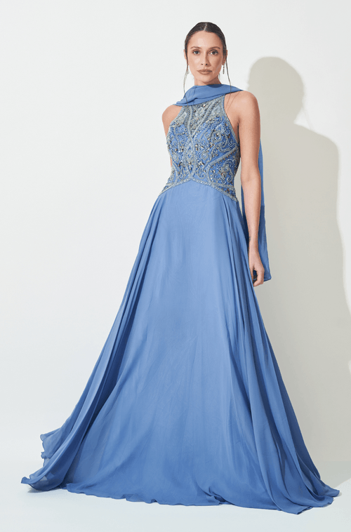 Vestido Lina Azul