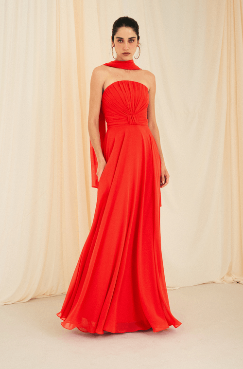 VESTIDO LONGO LORETA