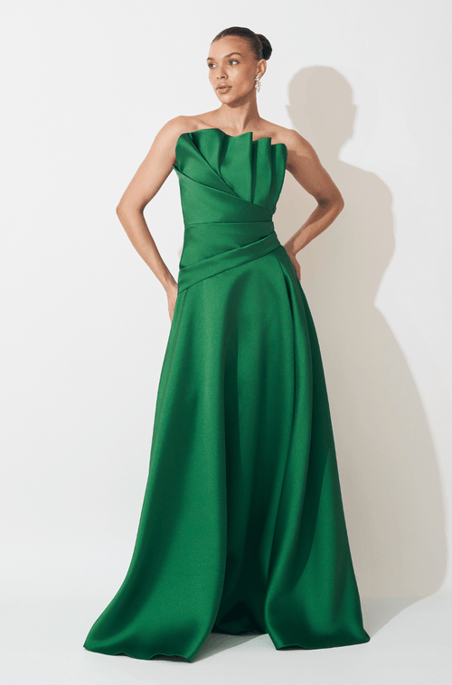 Vestido Longo Kitty Verde Esmeralda
