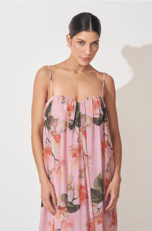 VESTIDO LONGO FLORA - Hover