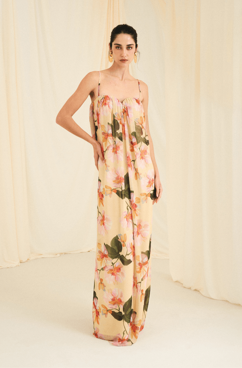 VESTIDO LONGO FLORA