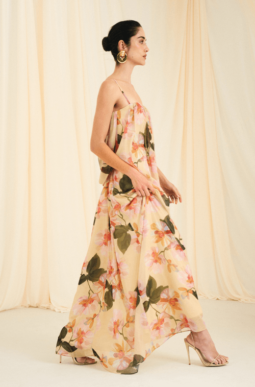 VESTIDO LONGO FLORA - Hover