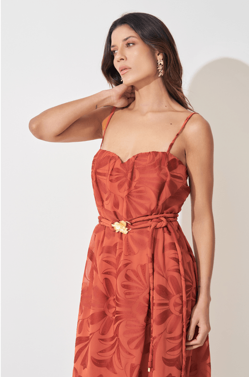VESTIDO MIDI SORAIA - Hover
