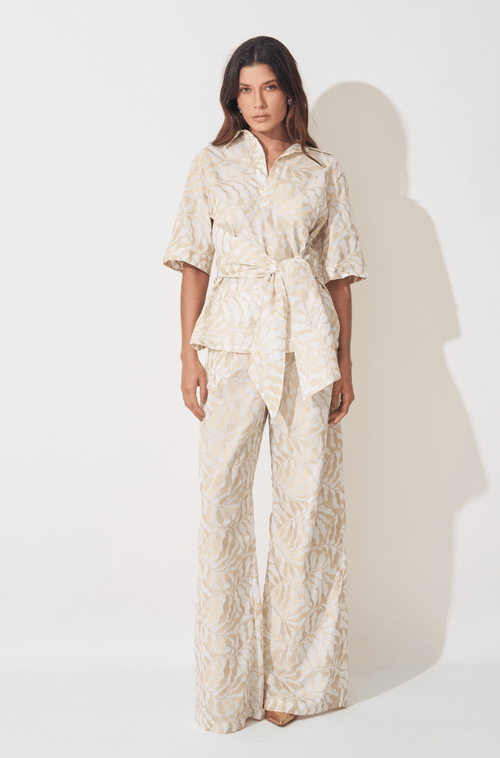 Calça Joceli Offwhite - Hover