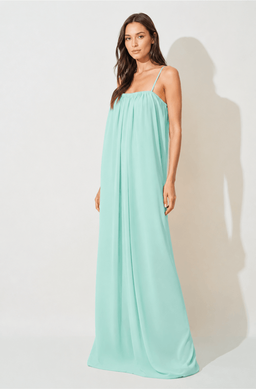 Vestido Longo Alanis Verde Menta