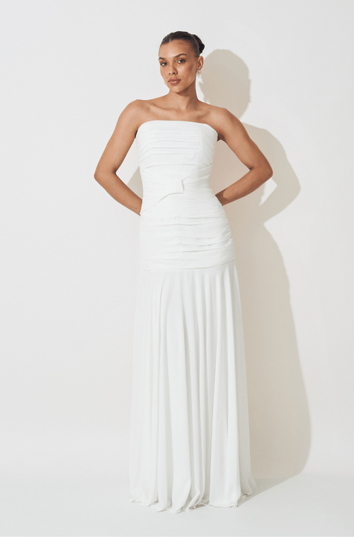Vestido Longo Juliette Off White