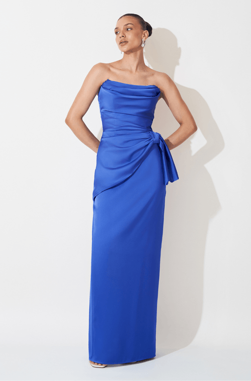 Vestido Longo Yara Azul Bic