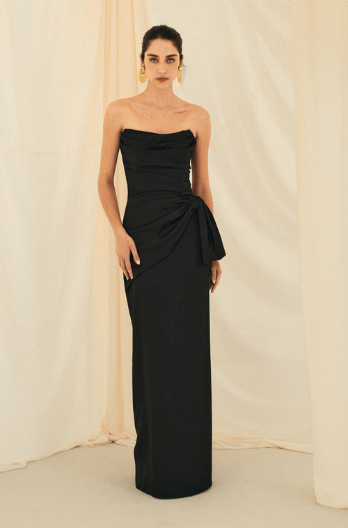 Vestido Longo Yara Preto