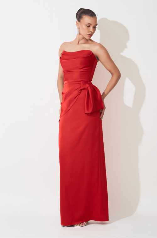 Vestido Longo Yara Vermelho