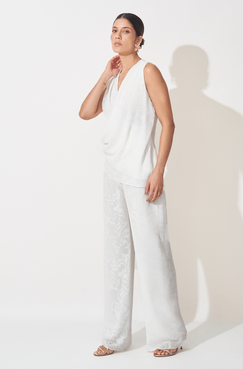 Calça Tabata Off White - Hover