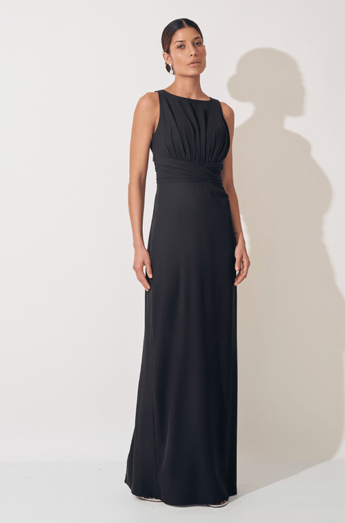 Vestido Longo Jordana Preto