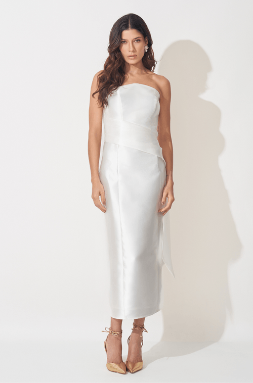 Vestido Midi Valerie Off White