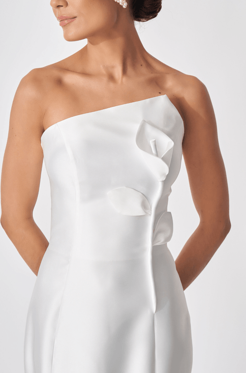 Vestido Longo Florencia Off White - Hover