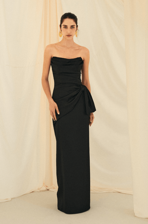 Vestido Longo Yara Preto