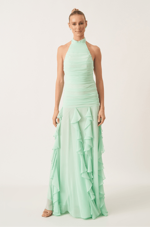 Vestido Longo Mayara Verde Menta