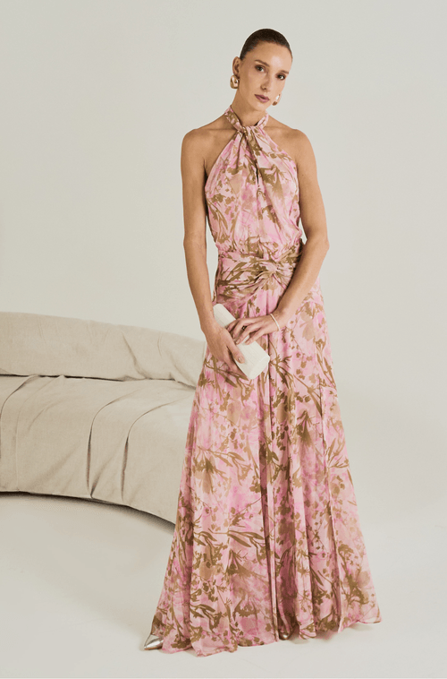 Vestido Longo Alexia Rosa