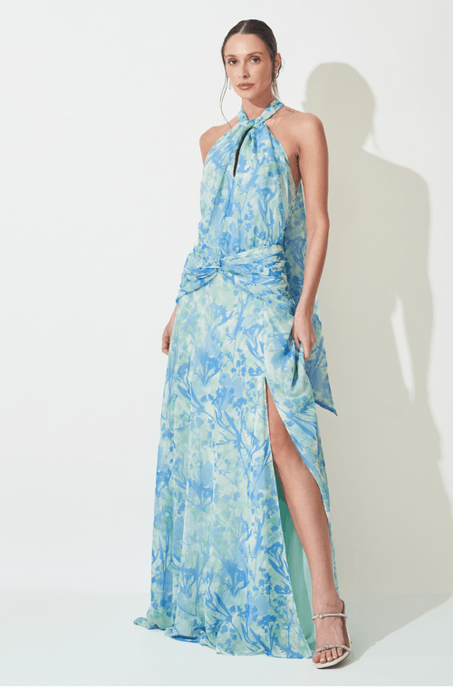 Vestido Longo Alexia Verde Menta