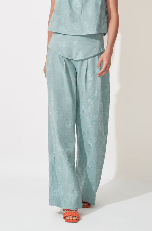 Calça Sandrine Verde Erva Doce - Hover