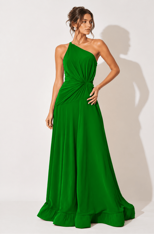 Vestido Longo Erine Verde Esmeralda