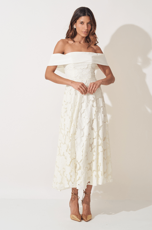 Vestido Midi Bete Off White