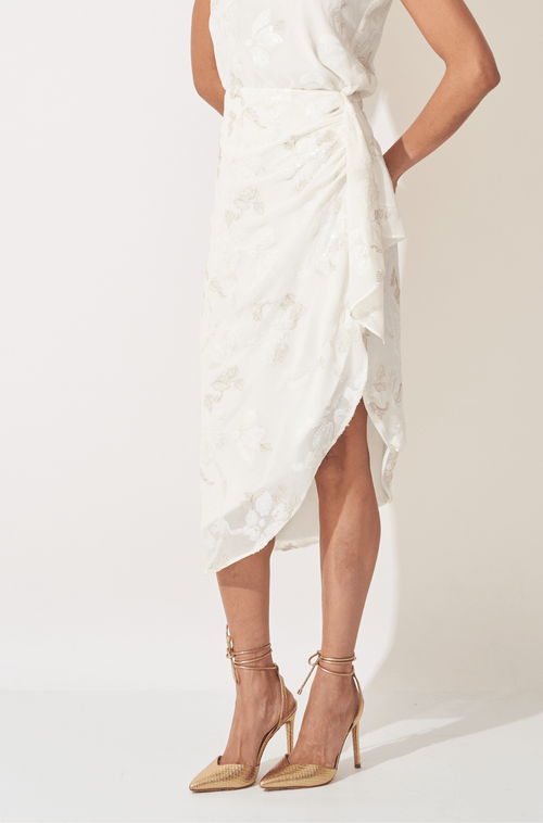 Saia Midi Clarisse Off White
